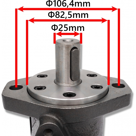 SILNIK HYDRAULICZNY BMR SMR OMP 400 cm3 ALSG2 GR2